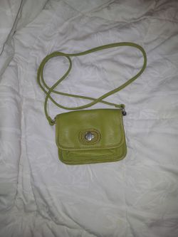 Vintage Unused FOSSIL LEATHER CROSSSHOULDER LEATHER POCHETTE BAG 