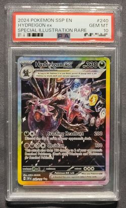 PSA 10 Hydreigon ex #240 | Pokemon Surging Sparks