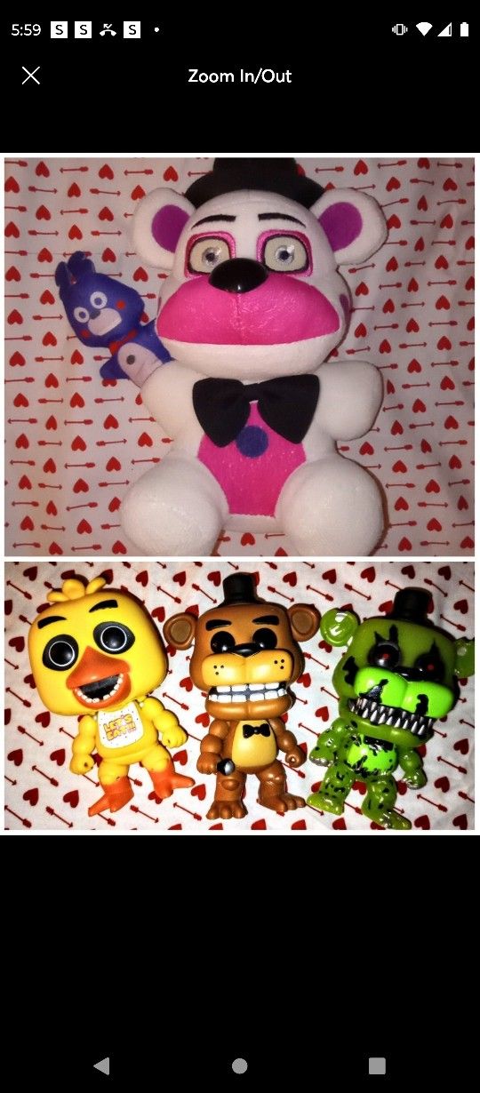 Funko FNAF Freddy, Chica, & Nightmare Freddy Bundle