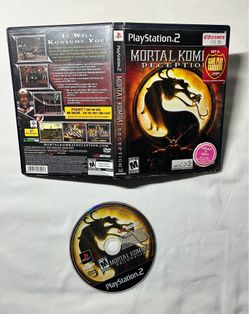 MORTAL KOMBAT DECEPTION PS2 PLAYSTATION CIB COMPLETE VIDEO GAME