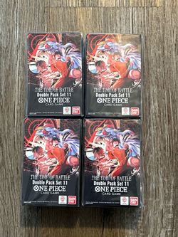 One Piece LOT op-16 The Time of Battle, Double Pack Set Vol 11 Factory Sealed