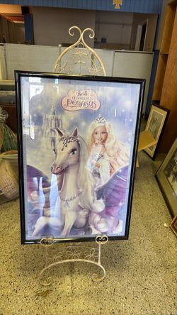 Framed promotional poster