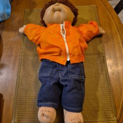1985 Curly haired brown eyed cabbage patch boy