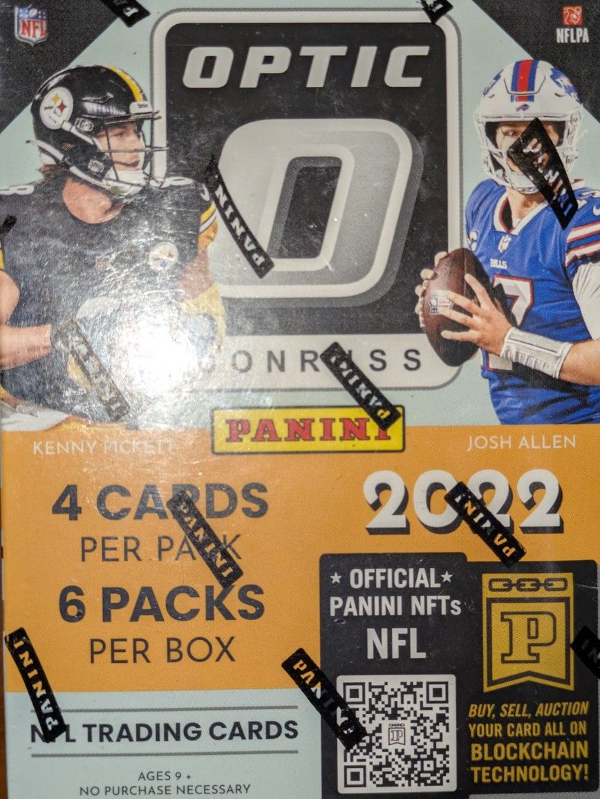 2022 Panini Donruss Optic NFL Football Factory Sealed Blaster Box