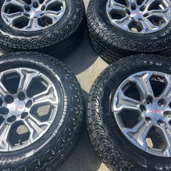 18” GMC Sierra OEM Rims Wheels Tires BRAND NEW!