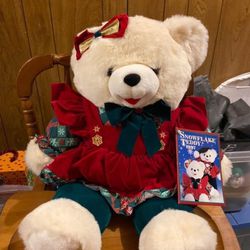 Vintage collectible 1997 Snowflake Teddy Bear