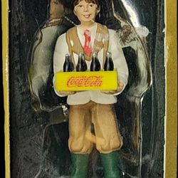 Coca-Cola 1996 Town Square Collection Accessories, Popcorn Vendor #CG2433