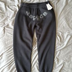 Black Sp5der Sweatpants