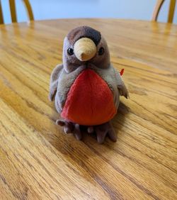 Early the Robin Beanie Baby