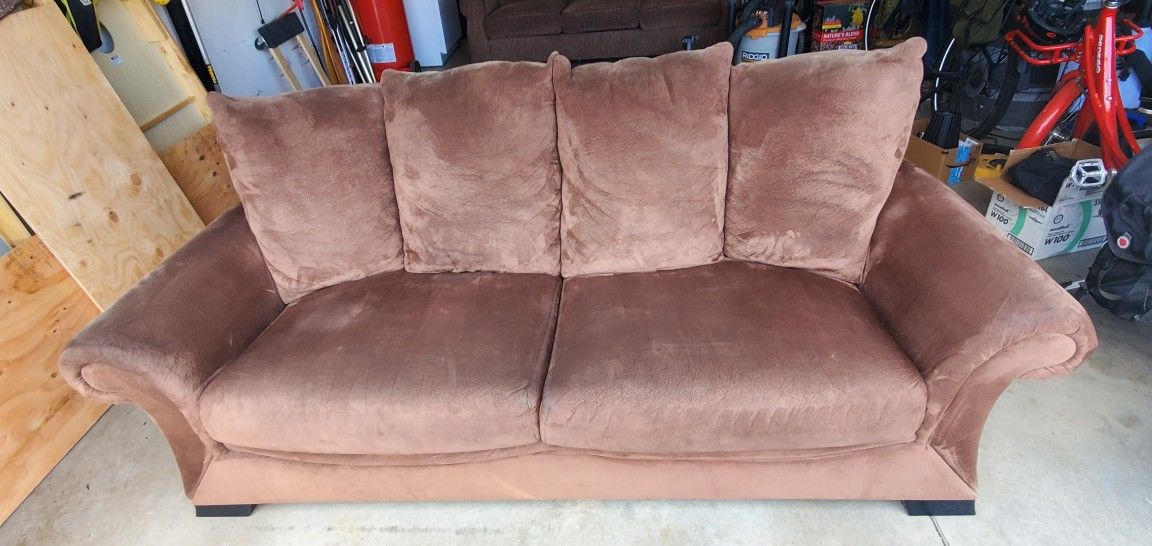 Microsuede Couch Sofa