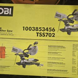 Ryobi 10 Amp 7 1/4 Sliding Compound Miter Saw (New)
