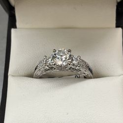 1 Ct 14K White Gold Ring