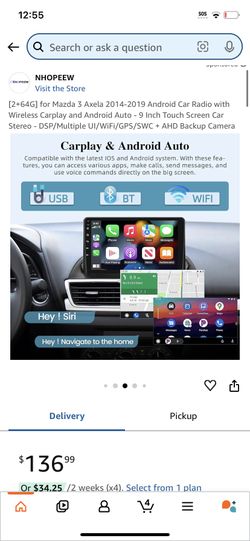 Mazda 3 Axela Wireless Car Play 
