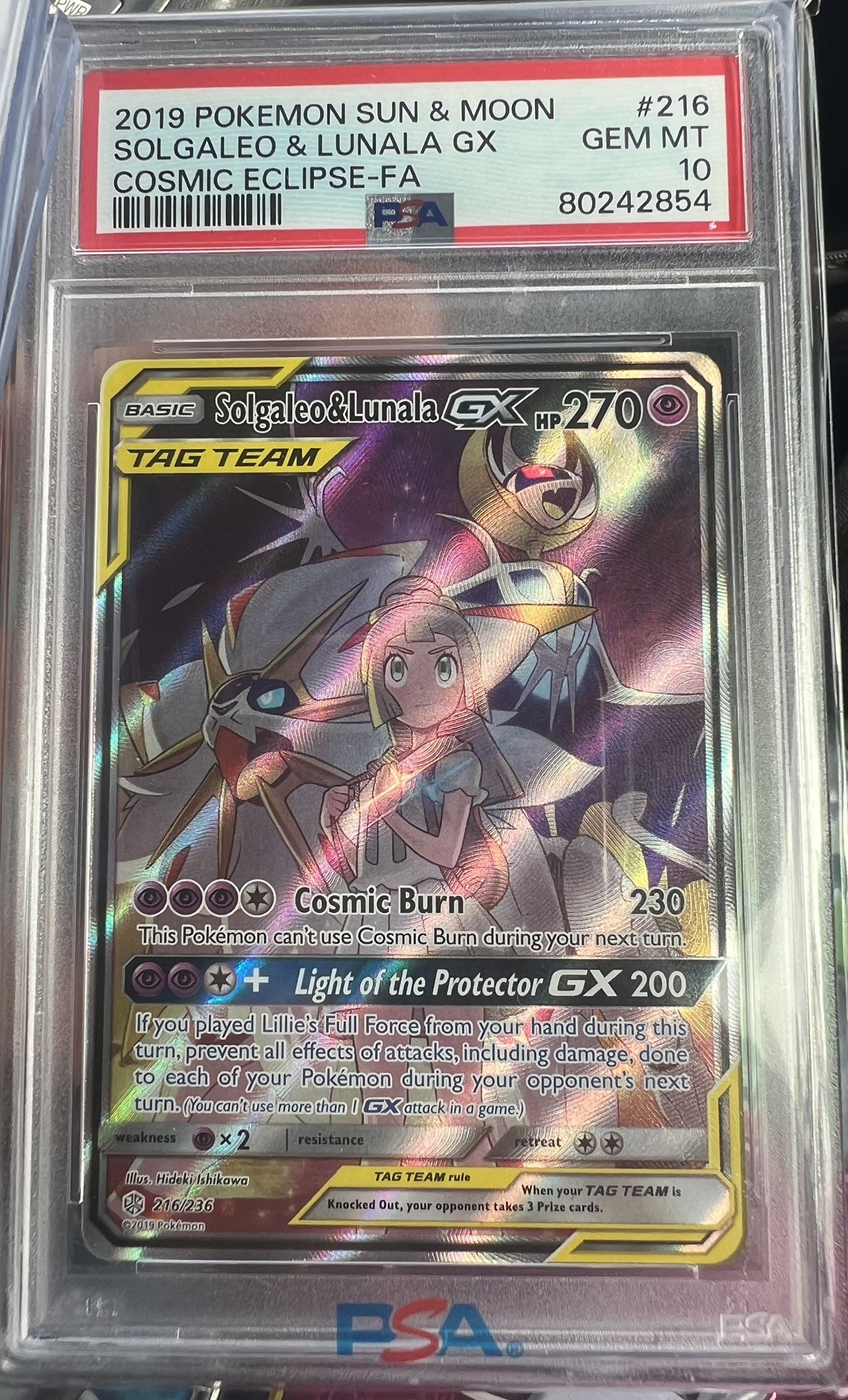 Solgaleo & Lunala PSA 10