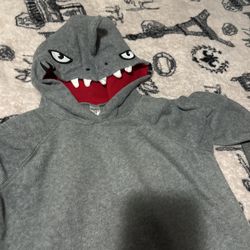 Kids Fleece Shark Hoodie