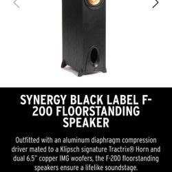 Klipsch Home Theater Speakers 