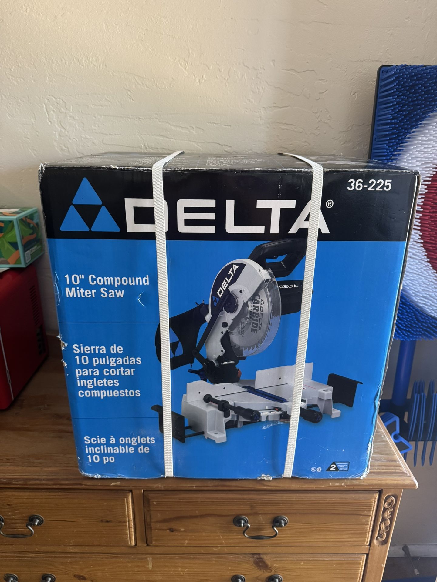 Brand New Delta 10” Compound Miter Saw (Still Sealed in Box)