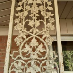 Mid Century Ironwork Yard Art porch