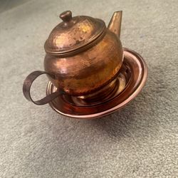 Handmade Hammered Copper Tea Kettle for Stove Top - Extra Thick Stovetop Teapot with Non-Toxic Coating-Free Design, Traditional Craftsmanship & Rust R