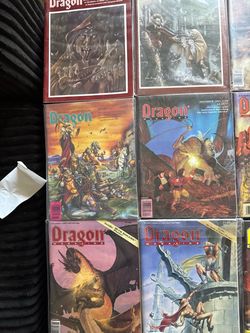 Dragon Magazine Lot Vintage Issues 1980s