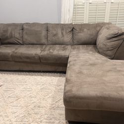 Grey Sectional Couch Sofa 