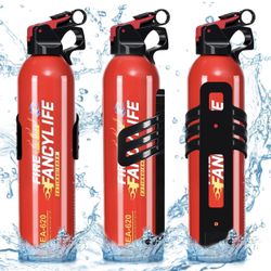 Fire Extinguisher for Home Kitchen Car Vehicle, Non-Toxic Water-Based Fire 3 Pack