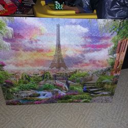 "Paris Sunset", Red Barn