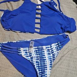 Women's Bikini Reversible Bathing Suit Size Small