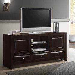 Tv Stand Dark Cherry 67.4”X16.8”X31.4”H 