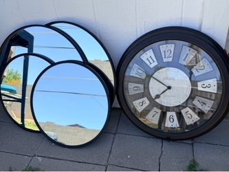 Mirrors & Clock