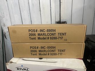 2 Brand new in box tents