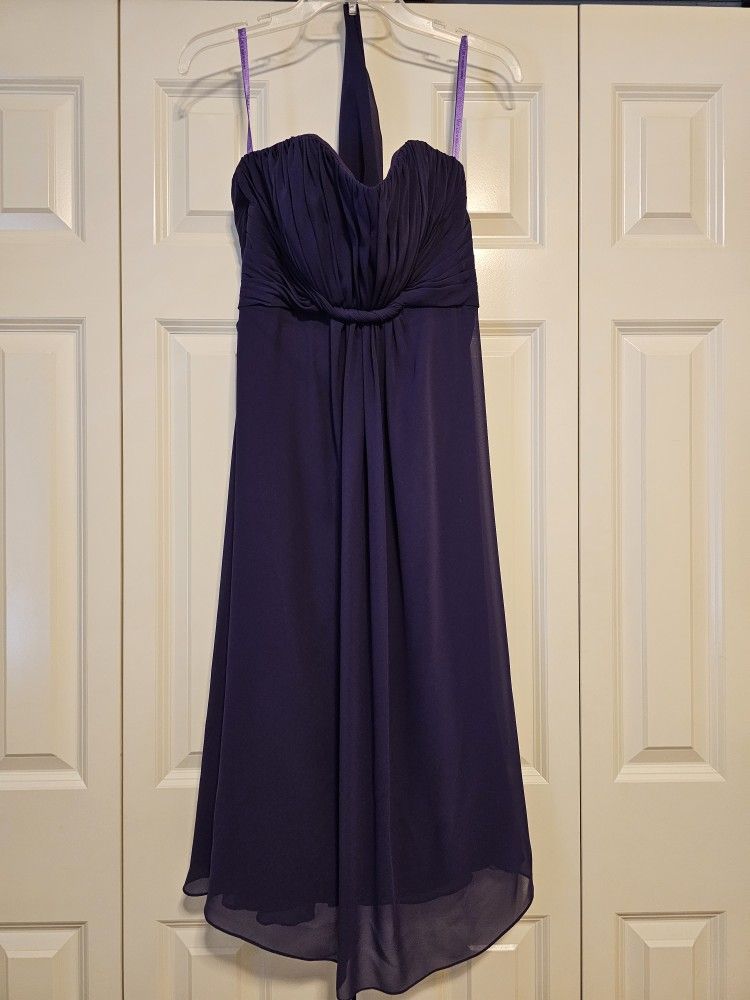 Purple Formal Homecoming Prom Dress - Size 10