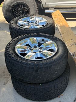 Ram 1500 Chrome Wheels and Tires