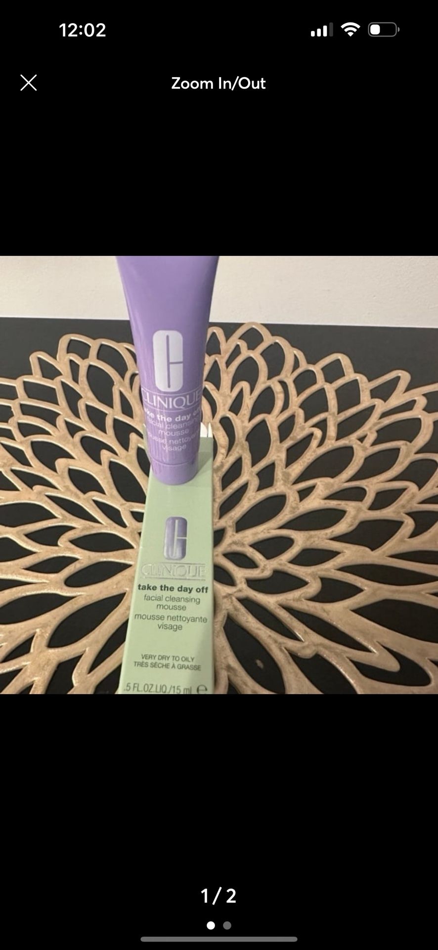 CLINIQUE take the day off facial cleansing mousse 15ml