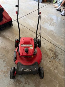 Lawn mower for sale back chute. Cover not assemnle