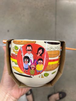 NWT Bob's Burgers Ramen bowl set
