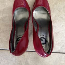 Guess Red Patent Leather Pumps