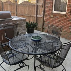 Wrought Iron Patio Set