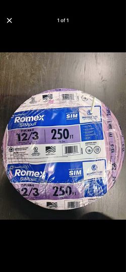 Romex 12/3 NM-B 250ft Copper