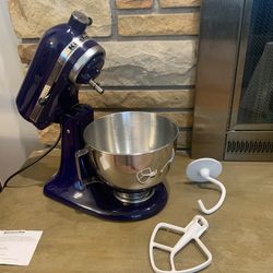 Kitchenaid Mixer Artisan Blue Ex. Condition-Lombard - As Is See Listing