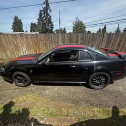 2004 Ford Mustang Black And Red