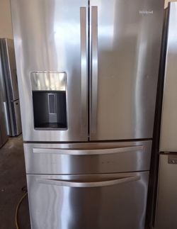 Whirlpool 4 Door Stainless Steel Refrigerator Fridge
