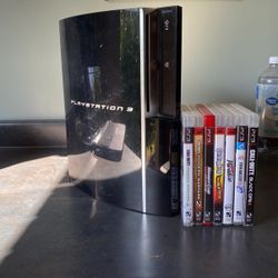 Faulty PS3 YLOD. Games Included