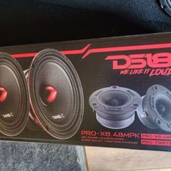 Ds18 Red Tips Speaker Package 