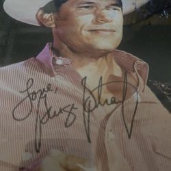 George Strait Autograph Pic