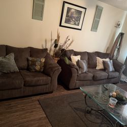 Ashly Darcy sofa and loveseat set