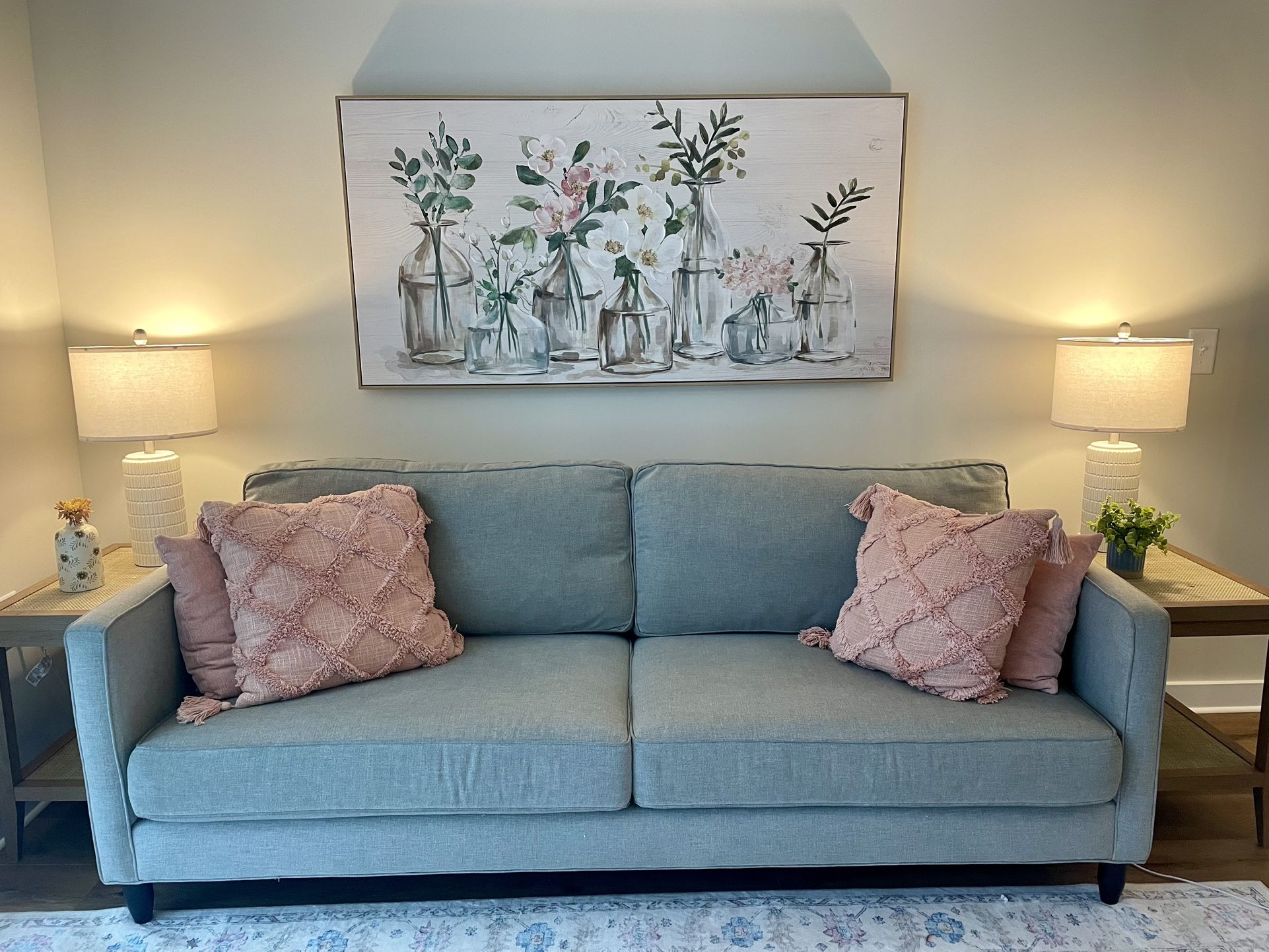 Grey 85” Younger + Co “Jude” Couch