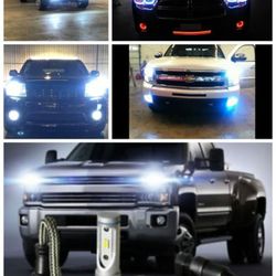Led Headlight Bulb Kit - Hid Conversion Lights - Replacement Xenon Ballast - Any Headlight Or Fog - Plug And Play - Specific Kits For Any Vehicle H11 