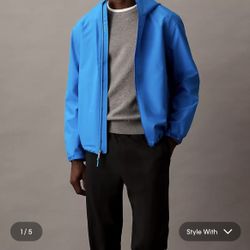 Men’s New Tech Shell Hooded Jacket Small 