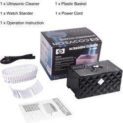 Brand New Ultrasonic Cleaner, 450ml